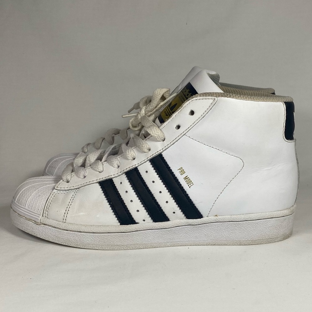 adidas Pro Model "White / Black" Shoes